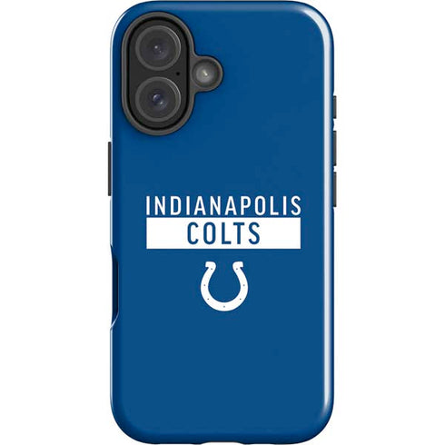 NFL Indianapolis Colts Blue Performance Series iPhone 16 Plus Impact Case