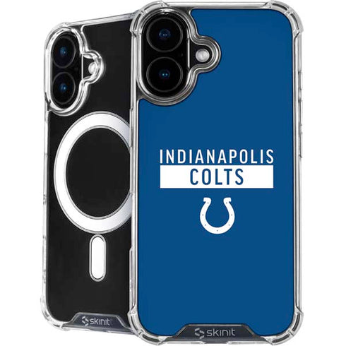 NFL Indianapolis Colts Blue Performance Series iPhone 16 Plus MagSafe Case