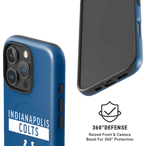 NFL Indianapolis Colts Blue Performance Series iPhone 16 Pro Magsafe Impact Case