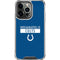 NFL Indianapolis Colts Blue Performance Series iPhone 16 Pro Max Clear Case