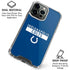 NFL Indianapolis Colts Blue Performance Series iPhone 16 Pro Max Clear Case