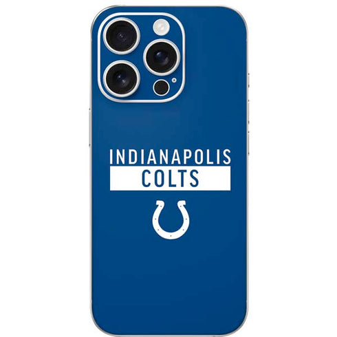 NFL Indianapolis Colts Blue Performance Series iPhone 16 Pro Skin