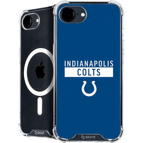 NFL Indianapolis Colts Blue Performance Series iPhone 16e MagSafe Case