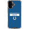 NFL Indianapolis Colts Blue Performance Series iPhone 17 Clear Case