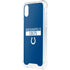 NFL Indianapolis Colts Blue Performance Series iPhone XS Clear Case