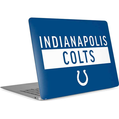 NFL Indianapolis Colts Blue Performance Series Apple MacBook Air Skin
