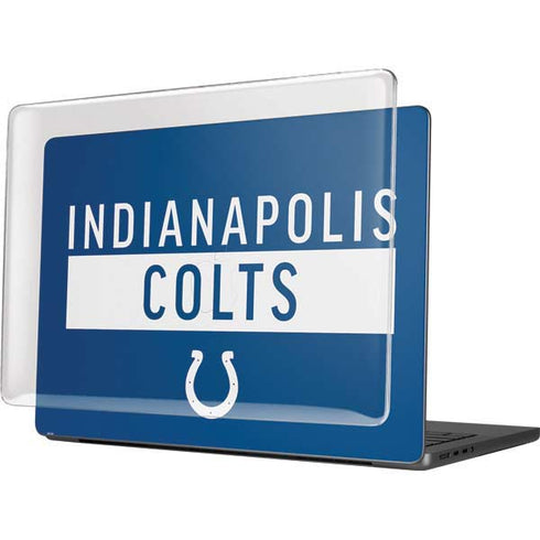 NFL Indianapolis Colts Blue Performance Series MacBook Pro 14in (2021-24) Case plus Skin