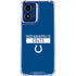 NFL Indianapolis Colts Blue Performance Series Moto G 5G (2024) Clear Case