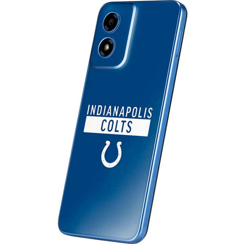 NFL Indianapolis Colts Blue Performance Series Moto G Play 4G (2024) Skin