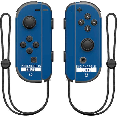 NFL Indianapolis Colts Blue Performance Series Nintendo Skins