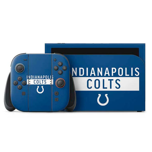 NFL Indianapolis Colts Blue Performance Series Nintendo Switch 2 (2025) with Joy-Con Skin