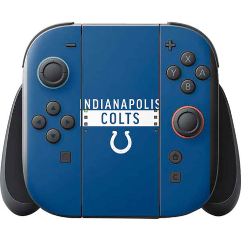 NFL Indianapolis Colts Blue Performance Series Nintendo Switch 2 (2025) with Joy-Con Skin