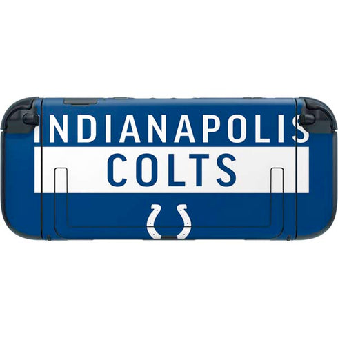 NFL Indianapolis Colts Blue Performance Series Nintendo Switch 2 (2025) with Joy-Con Skin
