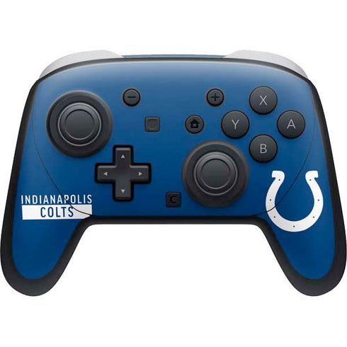 NFL Indianapolis Colts Blue Performance Series Nintendo Switch 2 (2025) Pro Controller Skin