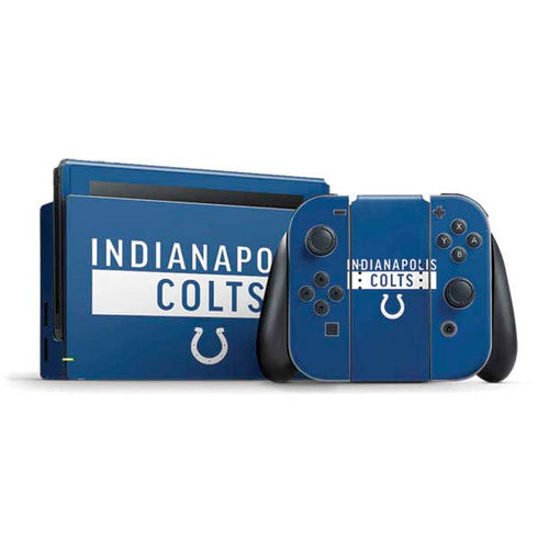 NFL Indianapolis Colts Blue Performance Series Nintendo Skins
