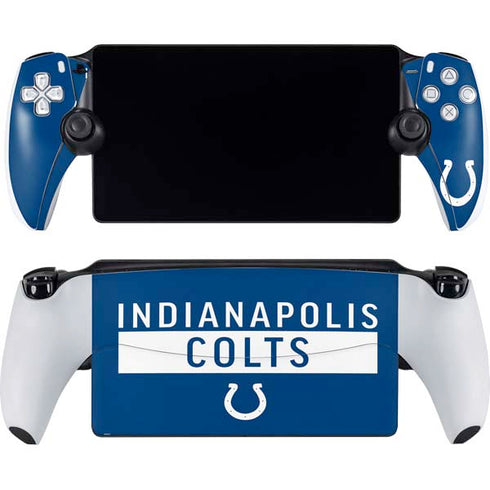 NFL Indianapolis Colts Blue Performance Series PlayStation Portal Remote Player Skin