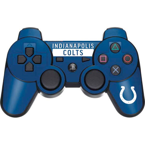 NFL Indianapolis Colts Blue Performance Series PS3 Dual Shock wireless controller Skin