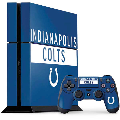 NFL Indianapolis Colts Blue Performance Series PlayStation PS4 Skins