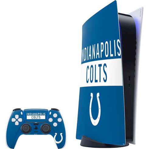 NFL Indianapolis Colts Blue Performance Series PlayStation PS5 Skins