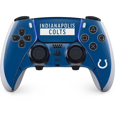 NFL Indianapolis Colts Blue Performance Series PlayStation PS5 Skins