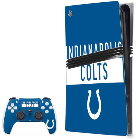 NFL Indianapolis Colts Blue Performance Series PlayStation PS5 Skins