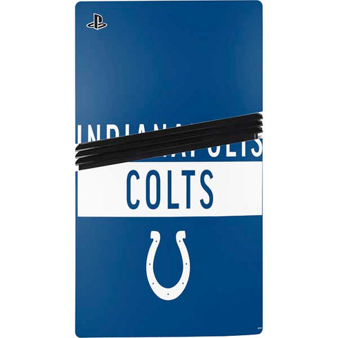 NFL Indianapolis Colts Blue Performance Series PS5 Pro Console Skin