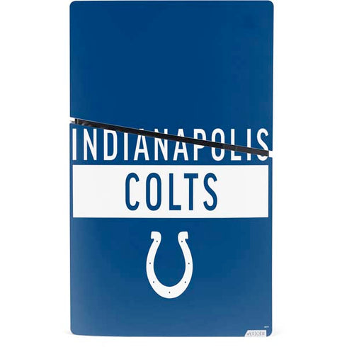 NFL Indianapolis Colts Blue Performance Series PS5 Slim Digital Edition Console Skin