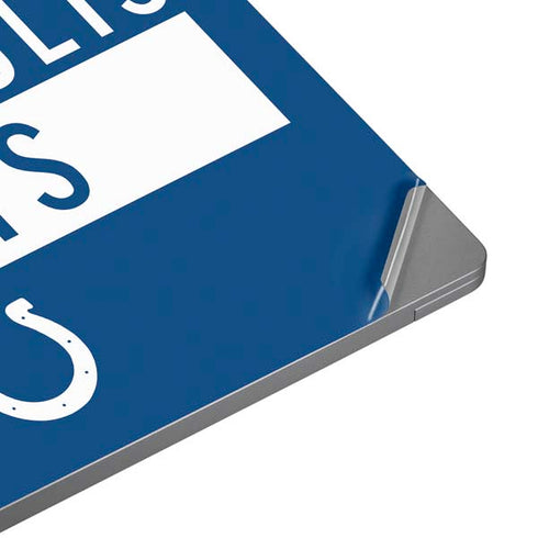 NFL Indianapolis Colts Blue Performance Series Laptop Skins