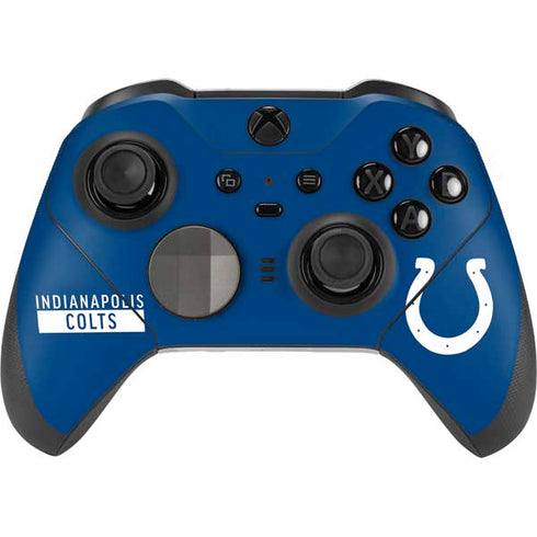 NFL Indianapolis Colts Blue Performance Series Xbox Elite Wireless Controller Series 2 Skin