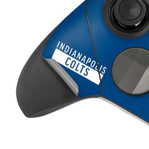NFL Indianapolis Colts Blue Performance Series Xbox Elite Wireless Controller Series 2 Skin