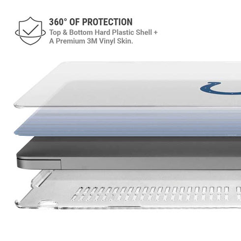 NFL Indianapolis Colts Breakaway MacBook Pro 14in (2021-24) Case plus Skin