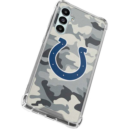 NFL Indianapolis Colts Camo Galaxy A16 5G Clear Case