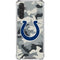 NFL Indianapolis Colts Camo Galaxy A17 Clear Case