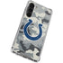 NFL Indianapolis Colts Camo Galaxy S24 FE Clear Case