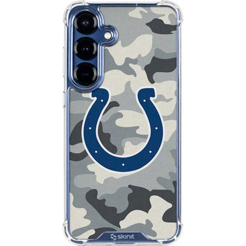 NFL Indianapolis Colts Camo Galaxy S25 Clear Case