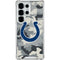 NFL Indianapolis Colts Camo Galaxy S25 Ultra Clear Case