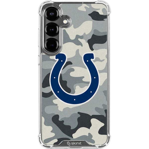 NFL Indianapolis Colts Camo Galaxy S26 Clear Case