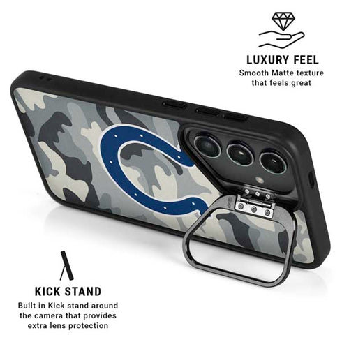 NFL Indianapolis Colts Camo Galaxy S26 Plus Kickstand Case