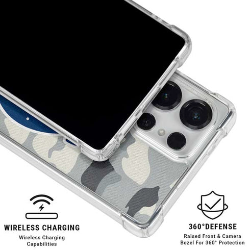 NFL Indianapolis Colts Camo Galaxy S26 Ultra Clear Case