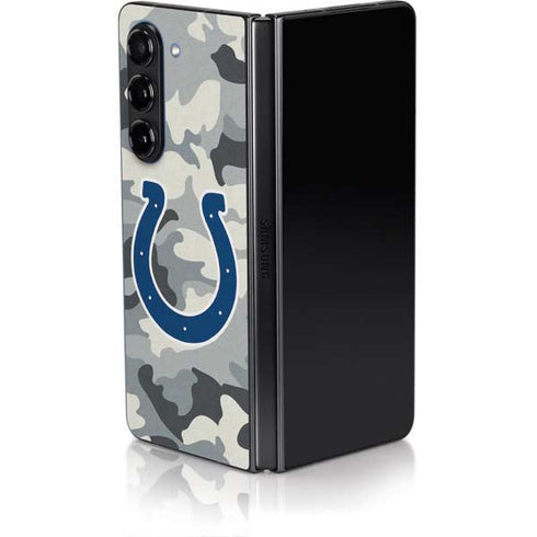 NFL Indianapolis Colts Camo Galaxy Z Fold5 5G Skin