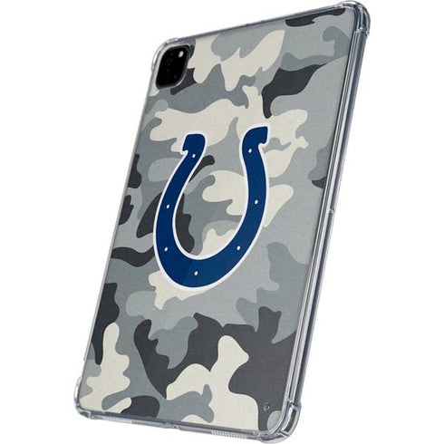 NFL Indianapolis Colts Camo iPad Pro 11in (2024) Clear Case