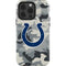 NFL Indianapolis Colts Camo iPhone 15 Pro Impact Case