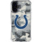 NFL Indianapolis Colts Camo iPhone 16 Plus Clear Case