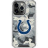 NFL Indianapolis Colts Camo iPhone 16 Pro Clear Case