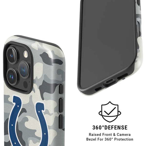 NFL Indianapolis Colts Camo iPhone 16 Pro Magsafe Impact Case