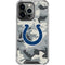 NFL Indianapolis Colts Camo iPhone 16 Pro Max Clear Case