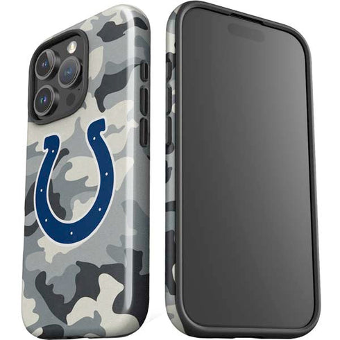 NFL Indianapolis Colts Camo iPhone 16 Pro Max Impact Case