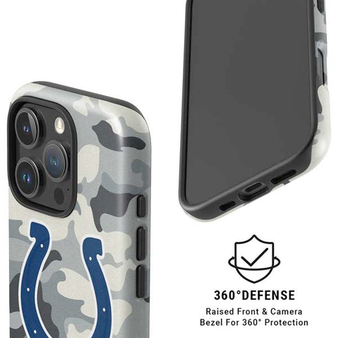 NFL Indianapolis Colts Camo iPhone 16 Pro Max Magsafe Impact Case