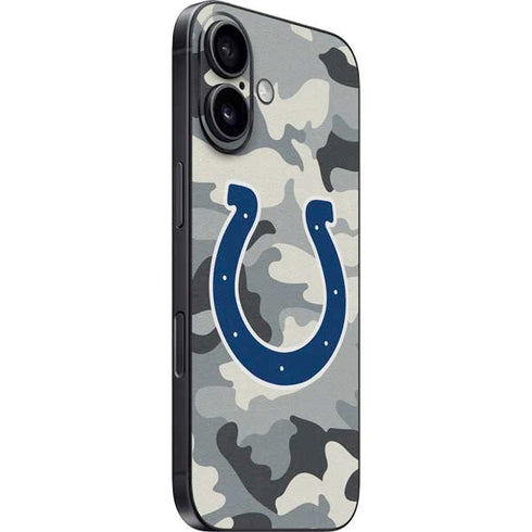 NFL Indianapolis Colts Camo iPhone 16 Skin