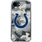 NFL Indianapolis Colts Camo iPhone 16e Clear Case